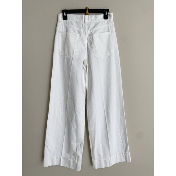 Madewell Womens Superwide-Leg Jeans True White NWT Size 25 - Picture 10 of 15